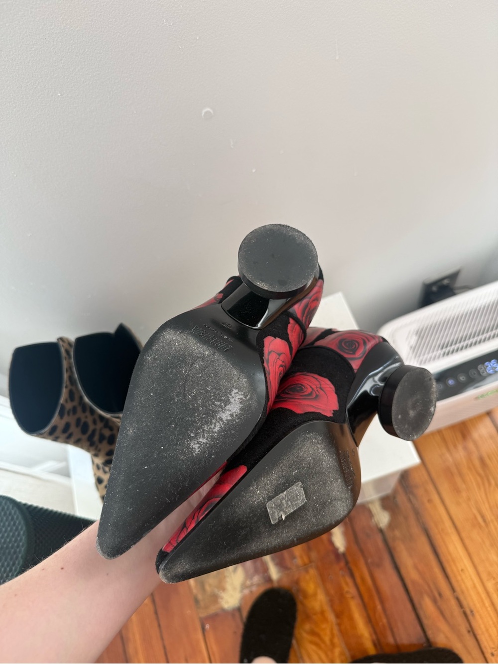 Lucasheva Boots with Red Rose Print - Picture 5 of 6